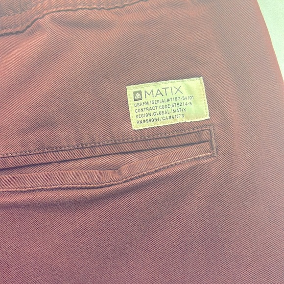 NWOT MATIX Men’s Shorts Pull On Streetwear Board Wear Burgundy Size Medium. - Picture 6 of 13